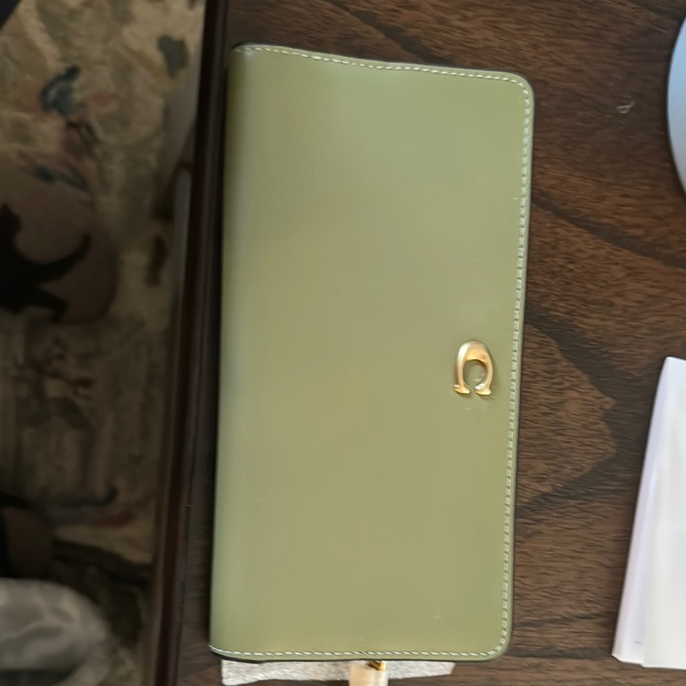 Coach large skinny wallet